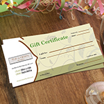 Gift Certificate Printing