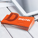 High End Die-Cut Business Card