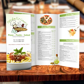 Restaurant Menus Printing cheap