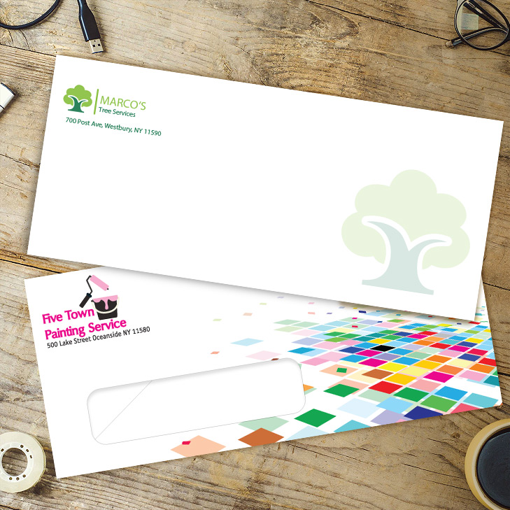 full color envelope printing at low cost business envelope printing