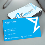 Black Edge 32pt Business Card